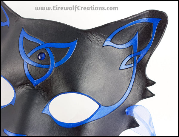 Carnival and cosplay cat mask SURYKAT™ - Dark blue